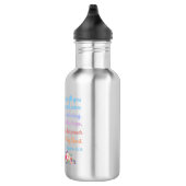 Romans 15 Bible Verse Design Edelstahlflasche (Rechts)