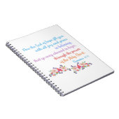 Romans 15 Bible Verse Design Notizblock (Rechte Seite)