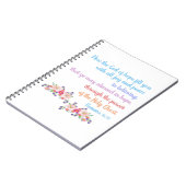 Romans 15 Bible Verse Design Notizblock (Linke Seite)