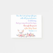 Romans 15 Bible Verse Design Post-it Klebezettel (Vorderseite)