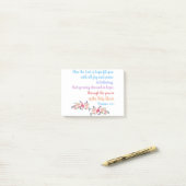 Romans 15 Bible Verse Design Post-it Klebezettel (Auf Schreibtisch)