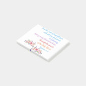 Romans 15 Bible Verse Design Post-it Klebezettel (angewinkelt)