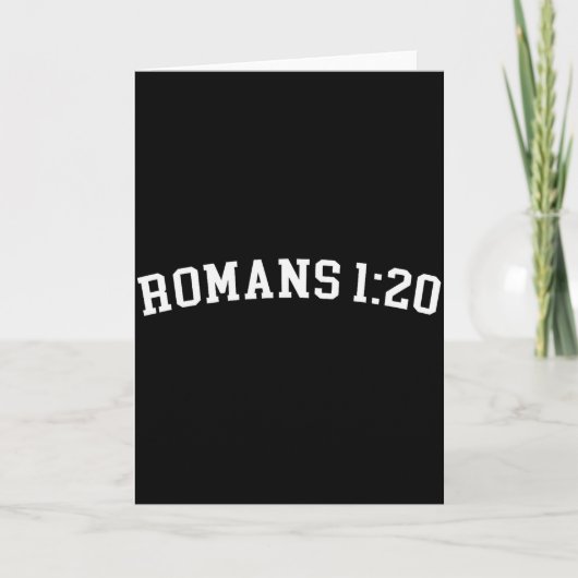 Romans 1_20 karte (Vorderseite)