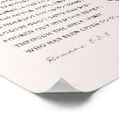 Romans 5:3-5 Bible Verse Poster (Ecke)
