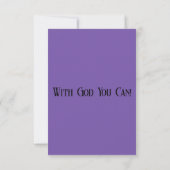 Romans 5:8 KJV Bible Scripting Pic Greeting Card Karte (Rückseite)