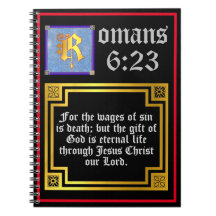 Romans 623 Gold Letter Eternal Life Bible Verse