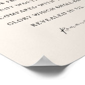 Romans 8:18 Bible Verse Poster (Ecke)