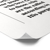 Romans 8:28 All Things Work Together Poster (Ecke)