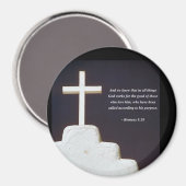 ROMANS 8:28 Bibelverse Magnet (Vorderseite/Rückseite)