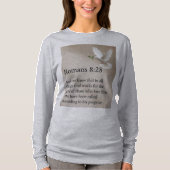 Romans 8:28 Bible Verse Women's Long Sleeve Tee (Vorderseite)