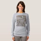Romans 8:28 Bible Verse Women's Long Sleeve Tee (Vorne ganz)