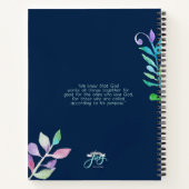 Romans 8:28 He Works All Things Together For Good Notizblock (Rückseite)