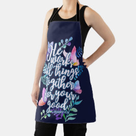 Romans 8:28 He Works All Things Together For Good Schürze