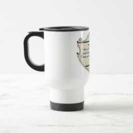 Romans 8:28 Shield Christian Travel Mug Reisebecher