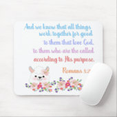 Romans 8 Bibelverse Design Mousepad (Mit Mouse)