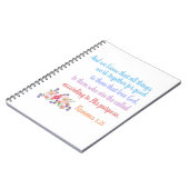 Romans 8 Bibelverse Design Notizblock (Linke Seite)