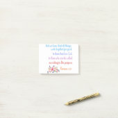 Romans 8 Bibelverse Design Post-it Klebezettel (Auf Schreibtisch)