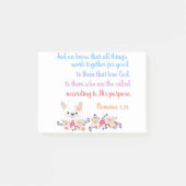 Romans 8 Bibelverse Design Post-it Klebezettel (Vorderseite)