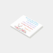 Romans 8 Bibelverse Design Post-it Klebezettel (angewinkelt)