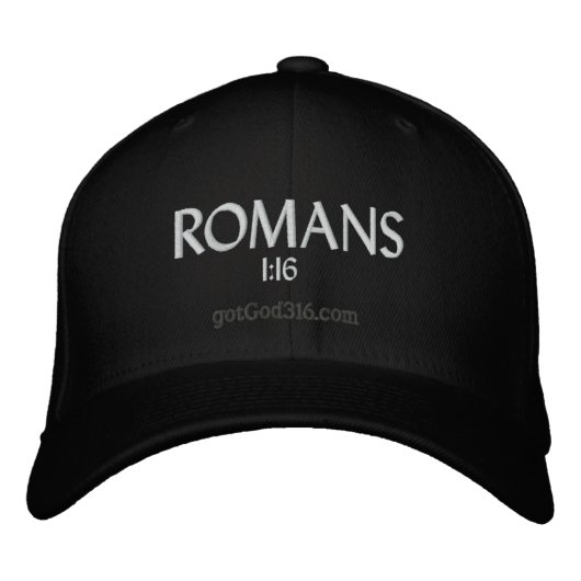 ROMANS gotGod316.com 1:16 Wolle Bestickte Baseballkappe (Vorderseite)