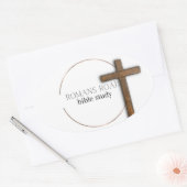 Romans Road Bible Stucker Ovaler Aufkleber (Umschlag)