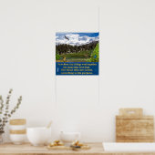 Romans-Schriftenposter Poster (Küche)