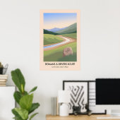 Romans und Reivers Route Schottlands Große Trails Poster (Heimbüro)
