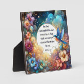 Romans Verse Inspiration Art Nouveau Oaster Fotoplatte (Vorderseite)