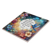 Romans Verse Scripting Art Nouveau Floral Ostern Fliese (Seite)