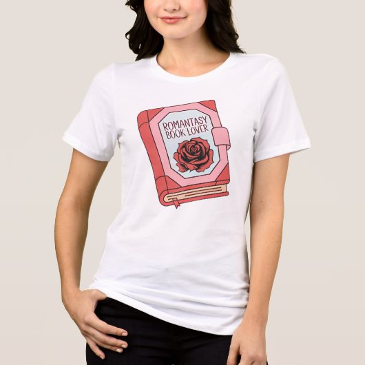 Romantasy Book Lover Reader Tri-Blend Shirt (Vorderseite)