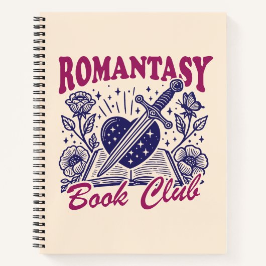 Romantasy-Buchclub Notizblock (Vorderseite)