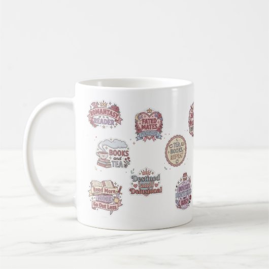 Romantasy-Buchleser Kaffeetasse (Links)