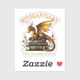 Romantasy Dragon Books Nur noch ein Kapitel Aufkleber