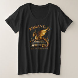 Romantasy Dragon Books Nur noch ein Kapitel Große Größe T-Shirt