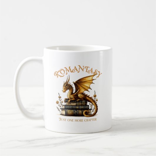 Romantasy Dragon Books Nur noch ein Kapitel Kaffeetasse (Links)