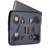 Romantasy, Koffein und Chaos Laptopschutzhülle (Vorne Rechts)
