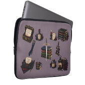 Romantasy, Koffein und Chaos Laptopschutzhülle (Vorne Rechts)