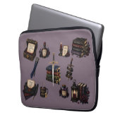 Romantasy, Koffein und Chaos Laptopschutzhülle (Vorderseite Links)