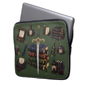 Romantasy, Koffein und Chaos Laptopschutzhülle (Vorderseite Links)