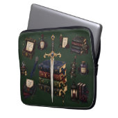 Romantasy, Koffein und Chaos Laptopschutzhülle (Vorderseite Links)
