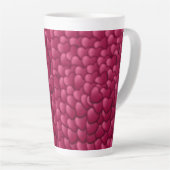 Romantic 3D Red Hearts Pattern-32322 Milchtasse (Rechte Ecke)