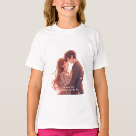 Romantic Anime Couple - Valentine's Day Aesthetic T-Shirt