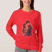 Romantic Anime Couple - Valentine's Day Aesthetic T-Shirt (Vorderseite)