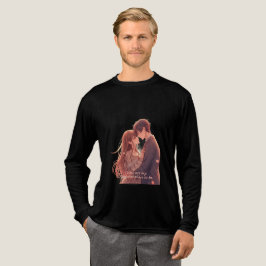 Romantic Anime Couple - Valentine's Day Aesthetic Tri-Blend Shirt