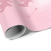 Romantic Arrow & Clouds Pattern Geschenkpapier (Rolleneckpunkt)