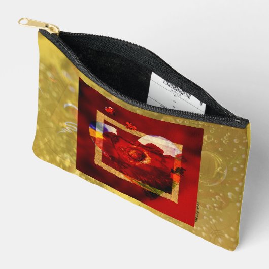 Romantic Art Bag – Held in Gold Zubehörtasche (Offen)