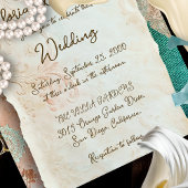 Romantic Baroque Scroll Sacred Heart Einladung