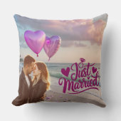 | Romantic Beach Couple Cushion for Newlyweds Kissen (Vorderseite)