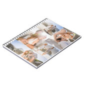 Romantic Beach Photo Collage Notizblock (Linke Seite)