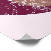 Romantic Berry Abstract Art Wall Art Housewarming  Poster (Ecke)